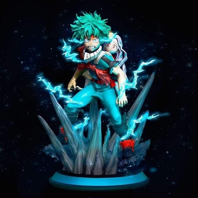 figurilla mha midoriya eri juego manga dbz diapositivas 3d print model - Mito3D