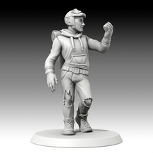 figurine subterra geologist game jds jdr board games role playing miniature 3d print model - Mito3D