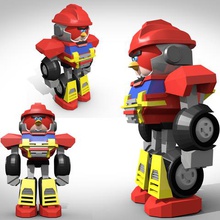 figurine terence sentinel prime art toy angrybirdstransformers 3d print model - Mito3D