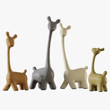 figurines family deer 3d model figurine miniature toy enhancement statue architectural decoration 3d print model - Mito3D