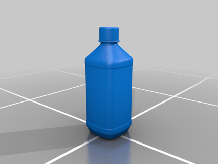 Fiji Su şişe 500ml 3d print model - Mito3D