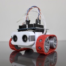 filaflex pistes dlc smars gadget le robot arduino sumobot 3d print model - Mito3D