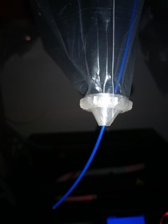 filament bag port filamemt guide moisture protection pla 3d printer accessories 3d print model - Mito3D