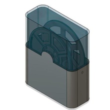 filament bobbin case various box 3d print model - Mito3D