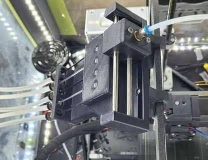 iplik uşak drop in manually operated değiştirme Prusa mmu2s kullanım ısıtılmış muhafazalar muhafaza mmu sıcaklık 3d yazıcı Aksesuarlar 3d print model - Mito3D