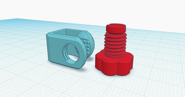 filamento acortar abrazadera soporte portabobinas clipon clips titular abrazaderas 3d print model - Mito3D