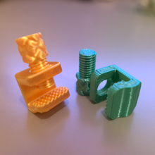 filament clip Schraube se gadget Halter spool 3d print model - Mito3D