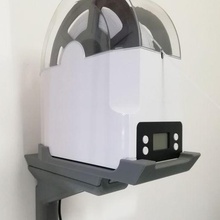 filamento secadora apoyo esun ebox seco caja soporte pared 3d print model - Mito3D