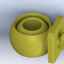 filament mangeoire court 3d print model - Mito3D