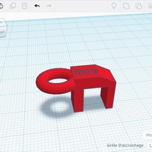 filamento guía rail 2 red a8 herramienta 3d print model - Mito3D
