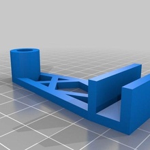 filamento guía rail red a8 3d_printer_accessories 3d print model - Mito3D