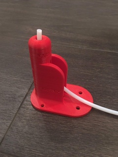 filament guider anycubic méga imprimante sec boîte rouge abs améliorer 3d ptfe tube 3d print model - Mito3D