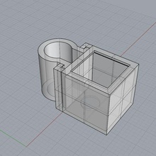 filament guider nettoyer nettoyeur m3d 3d_printer_accessories 3d print model - Mito3D