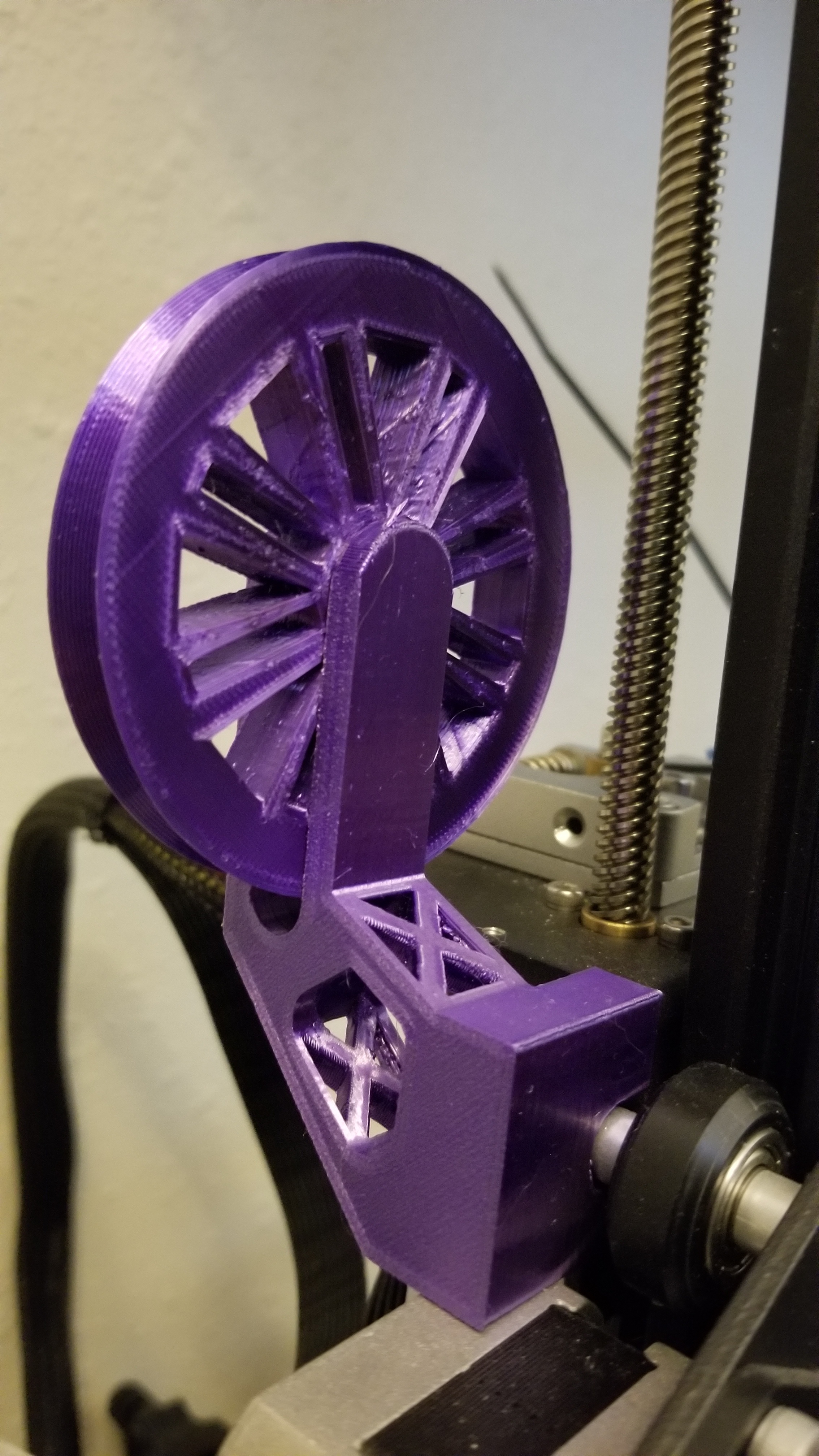 filamento guía rail rodillo teniendo ender Águila 3D print model - Mito3D