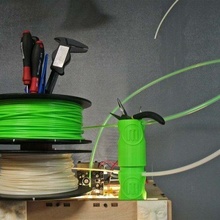 filament guide stacker openscad parametric spool featured 3d print model - Mito3D