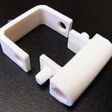 filament guide tube retainer - replicator 2 tool 3d printer accessories holder bracket 3d print model - Mito3D