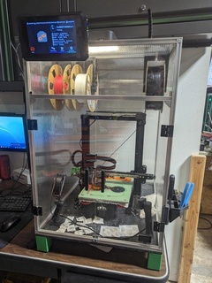 filamento cabide suporte carretel 3d impressora acessórios 3d print model - Mito3D