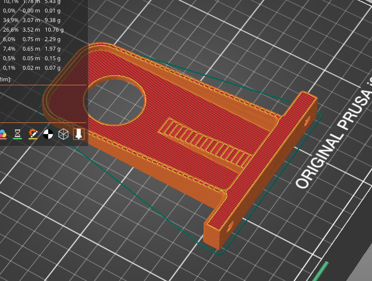 Filament Halter Unterstützung ender 3 3D print model - Mito3D