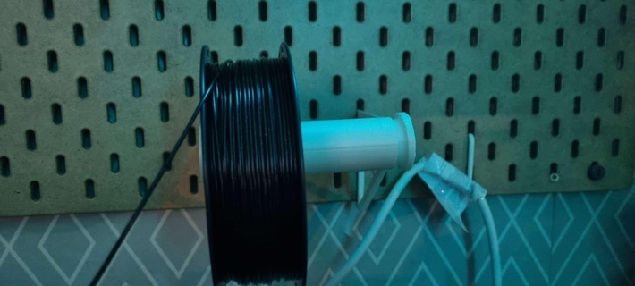 filamento suporte ikea skadis porta bobinas pla rol 3d print model - Mito3D