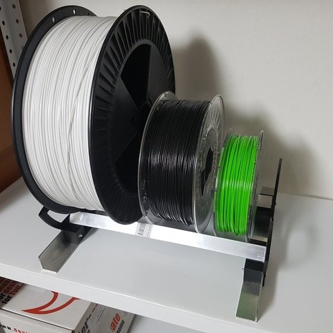 filament titulaire de stockage profilé alu 20 mm étagères outil Imprimante 3d accessoires 3D print model - Mito3D