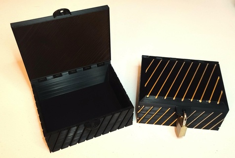 filamento incrustação armazenamento caixa faça casa cor 3d print model - Mito3D