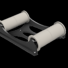 Filament rollen Halter Unterstützung 3d print model - Mito3D