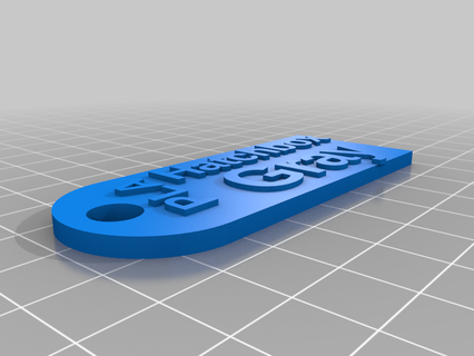 Filament Stichprobe Etikett grau Werkzeuge angepasst 3d_printer_accessories 3d print model - Mito3D
