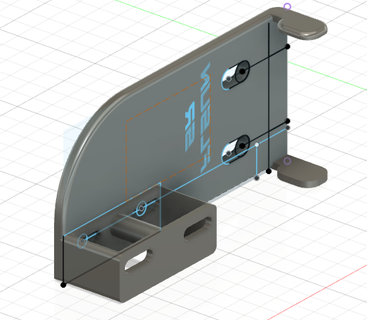 filament sensor holder flsun sr direct drive super racer 3d print model - Mito3D