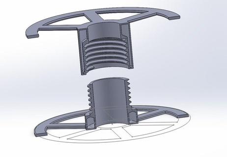 filament bobine 3d imprimante accessoires 3d print model - Mito3D