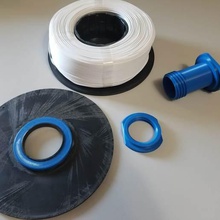 filament-Spule tool recycle ender 3 ender3 spool-Halter spool-mount landeinwärts spool 3d print model - Mito3D