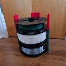 filament bobine titulaire soutien organisateur gentil 3d print model - Mito3D