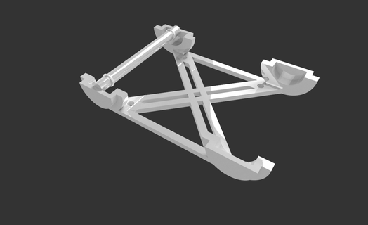 filamento carrete soporte 3d print model - Mito3D