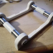 filament spool holder - lm8uu recycle tool 3d printer parts 3d print model - Mito3D