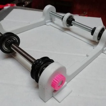 filament spool holder - radial bearings fine adjustment tool 3d printer accessories 3d print model - Mito3D