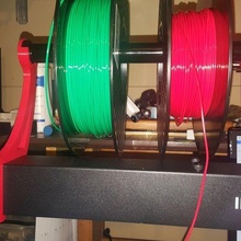 filament spool holder 25mm conduit monoprice maker select v2 tool makerselect 3d printer accessories 3d print model - Mito3D