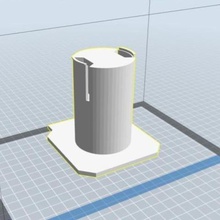 filament spool holder flashforge creator pro 3d printer tool 3d print model - Mito3D