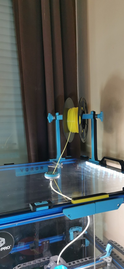 filament spool holder voron up to 3kgs 5kgs 3kg 5kg 3d print model - Mito3D