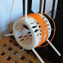 filament spool large inner diameter tool pla reel 3d printer accessories 3d print model - Mito3D