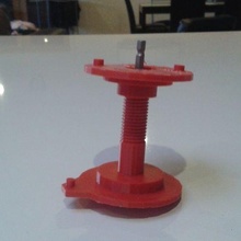 filament spool re-winder up 3d_printer_accessories 3d print model - Mito3D