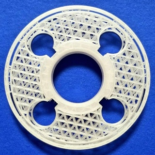 filament spool side plate customizable 3d print model - Mito3D