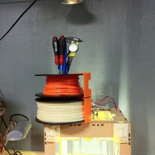 bobina di filamento stacker vari aggiornamento openscad 3d print model - Mito3D