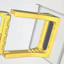 filament stand big 25kgmax 3dprint holder filamentholder guid 3d print model - Mito3D