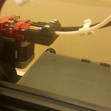 filament tube fixation ender 3 3d print model - Mito3D
