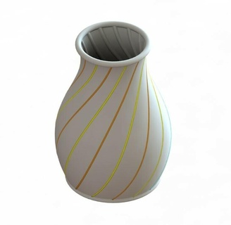 filament vase Home home flower decoration art plans 3d print model - Mito3D