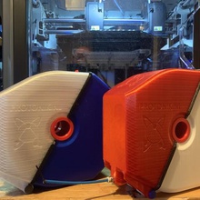 filament mur cassette v1 outil de le stockage la boîte bobine titulaire 3d print model - Mito3D