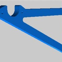 filament-Wand-Halter tool Halter filament 3d-Zubehör 3d print model - Mito3D