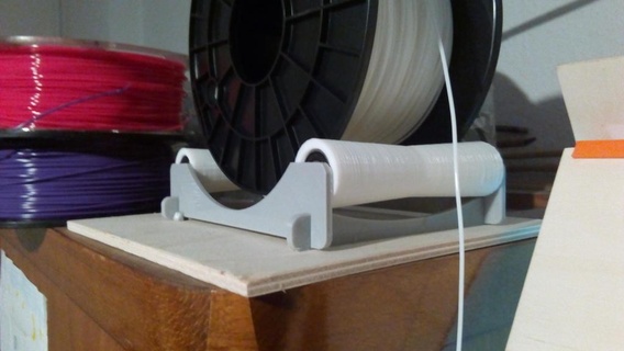 rol archivo filamento carrete soporte rodar rodillo estante 3d impresora accesorios 3d print model - Mito3D