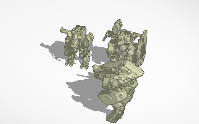 file of war robots designs weapons 3d print model - Mito3D