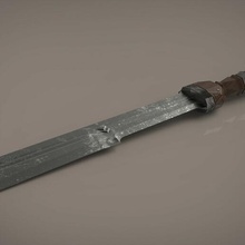 Fili épée Hobbit arme couteau barde elfique elfe cosplay Seigneur anneaux nain 3d print model - Mito3D