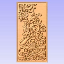 filigree pattern various panel wall cnc relief 3d 3d print model - Mito3D
